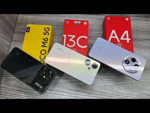 Redmi A4 5g vs Poco M6 5g vs Redmi 13c 5g - Best Konsa ? | Gaming Processor 🎮| Best camera 📸