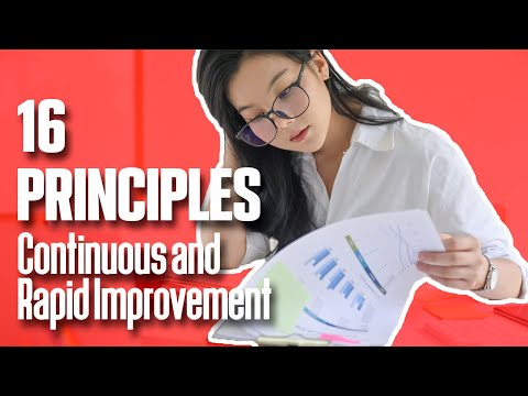 16 Principles of Continuous and Rapid Improvement: Operation Management | Simplicity Consultancy