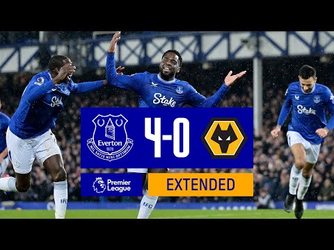 EXTENDED HIGHLIGHTS: Everton 4-0 Wolves