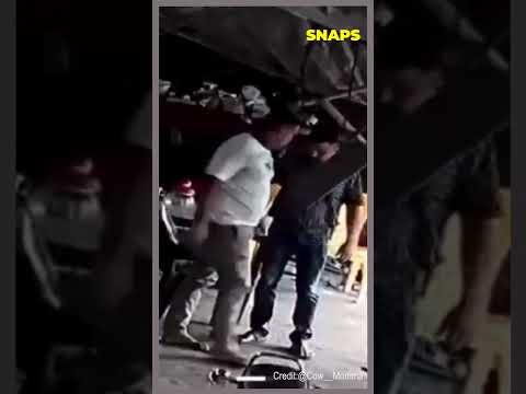 Mumbai police officers planted drugs on a man, caught on camera. #viralvideos