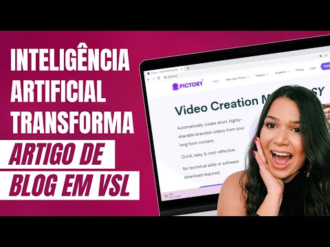 Inteligência Artificial Cria VSL a partir de um ARTIGO DE BLOG! Tutorial passo a passo [PICTORY.AI]