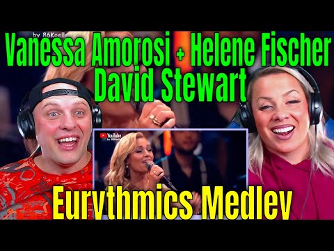 David Stewart + Vanessa Amorosi + Helene Fischer - Eurythmics Medley | THE WOLF HUNTERZ REACTIONS