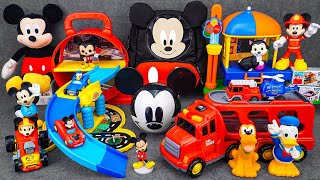 Satisfying with Unboxing Mickey Mouse Roller Coaster Deluxe Clubhouse Playset | Review Toys ASMR