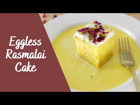 Eggless Rasmalai Cake | Easy Eggless Cake l Fusion Dessert l Sugar Spice