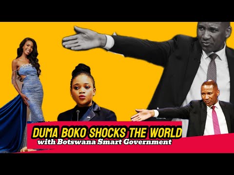 Duma Boko Shocks The World with his Smart New Style of Cabinet