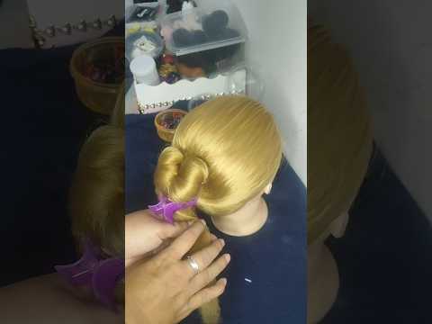 #bunhairstyle #youtube #trending #hairstyle #hairtutorial #1000subscriber #shorts