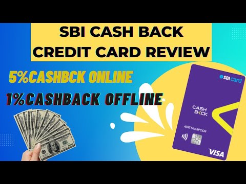 SBI Cashback Credit Card Full Review।। 5% cash back on online।। best sbi card for cash back।।