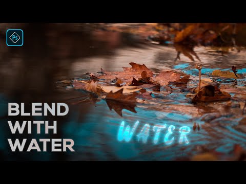 WATER BLENDING TRICK IN PHOTOSHOP CC | QUICK TUTORIAL