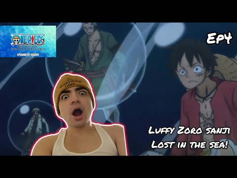 LUFFY ZORO SANJI LOST IN THE SEA! | ONE PIECE FISHMAN ISLAND REMAKE EPISODE 4 REACTION