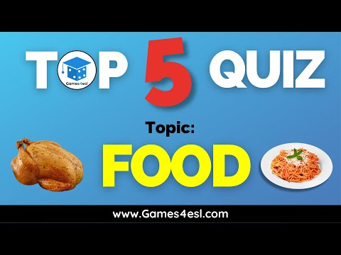 Top 5 Quiz - Food