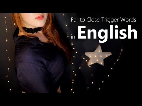 ASMR Far to Close 'English' Trigger Words with Moving Around You⭐