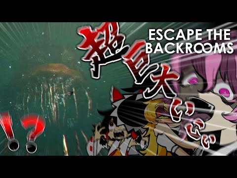 【４人ホラー】その怖さ一番やめて！！！！【Escape The Backrooms】【ゆっくり実況】