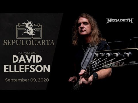 SepulQuarta - LIVE Q&A with David Ellefson (Megadeth & Metal Allegiance), Andreas & Paulo