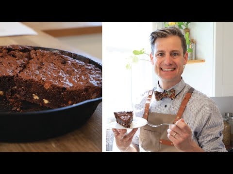 Triple Threat Chocolate Skillet Brownie