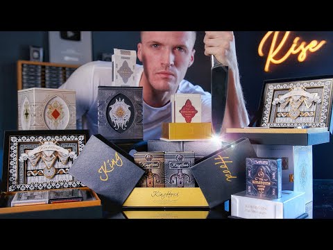 UNBOXING a MASSIVE LUXURY Playing Card Collection!! (extremely rare)