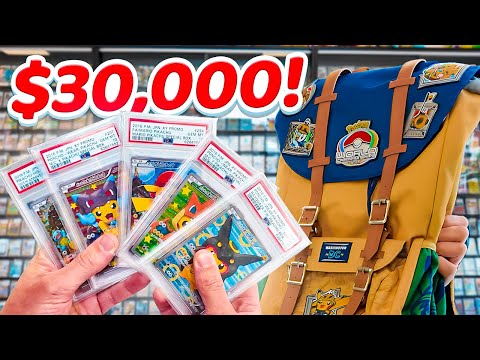 I Spent $30,000 on These RARE Pokemon Grail Cards! (Day In The Life)