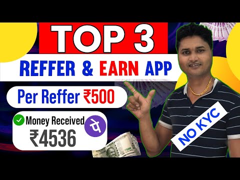 TOP 3 REFFER AND EARN APP~ NEW EARNING APP |  PayGro Refer And Earn App || New Earning App 2024 |