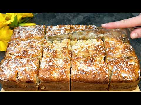 You will bake this cake EVERY DAY! 🍎🍏Juicy apple cake according to an old recipe!