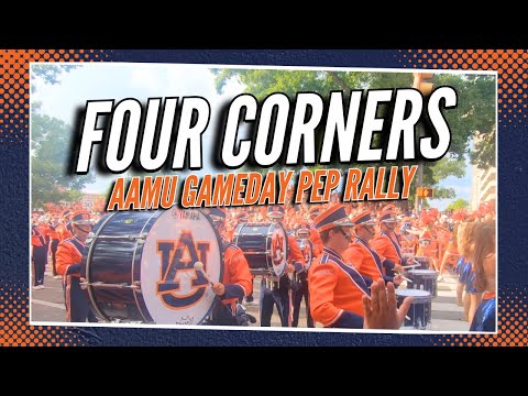 Four Corners Pep Rally | Alabama A&M Game 2024 | Auburn University Marching Band