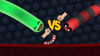 Small Snake Vs Giant Snake | Epic Moments in Slither.io