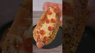 Pepperoni Pizza Hot Dogs! #bbq #funfood