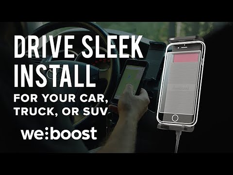 How To Install The Drive Sleek Cell Phone Signal Booster In Your Truck, Car Or SUV | weBoost