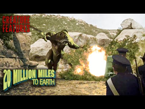 Electrocuting The Creature To Capture It Alive | 20 Million Miles To Earth | Creature Features