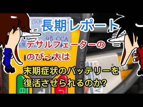 【長期レポート】デサルフェーターののび〜太は末期症状のバッテリーをどれだけ復活させられるのか？