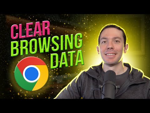 How to clear the browsing data from Google Chrome