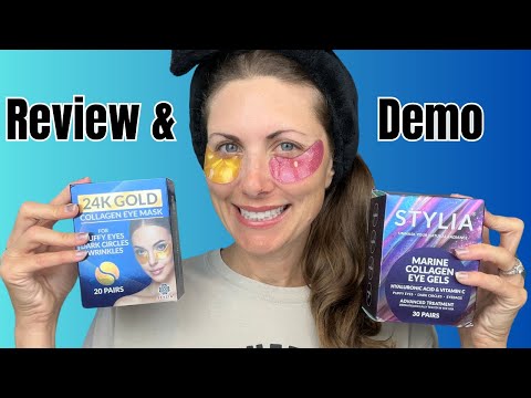 Best Under Eye Mask - STYLIA Marine Collagen or 24K Gold?