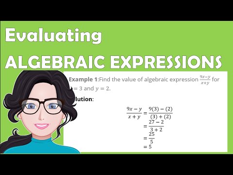 Evaluating Algebraic Expressions | Grade 7 Math