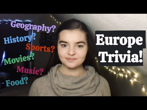 ASMR Whispering Trivia Questions About Europe