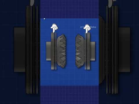 Working Mechanism of Limited Slip Differential Gear #shorts #science #engineering #automobile