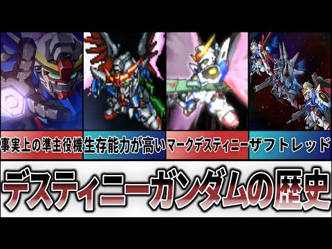 【歴代スパロボ】デスティニーガンダムの歴史