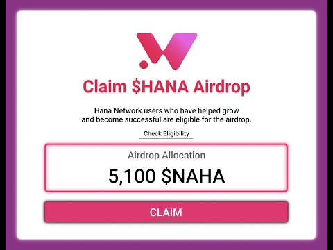 Hana Airdrop Confirmed | Stepy By Step Guide | Free Crypto Airdrop