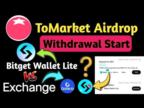 ToMarket Airdrop | ToMarket Airdrop Claim on Bitget Exchange | ToMarket Bitget Wallet Lite Connect