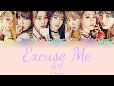 AOA (에이오에이) – Excuse Me (Color Coded) (HAN/ROM/ENG) Lyrics