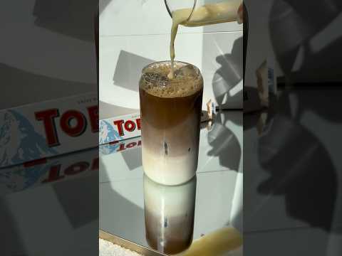 Toblerone coffee #shorts #aesthetic #icedcoffee #asmr #thatgirl #coffeelover #satisfying #coffee #fy