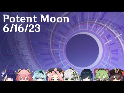 Genshin Impact - 36 star Spiral Abyss - Potent Moon 6/16/23