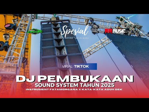 DJ CEK SOUND PEMBUKAAN SOUND SYSTEM TAHUN BARU 2025 || INSTRUMENT FATAMORGANA TERBARU