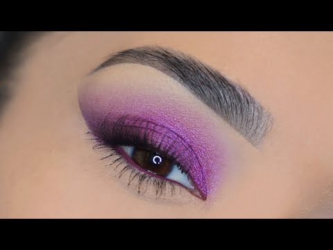 Maquillaje Morado FACIL Para Principiantes | Sin Pestañas Postizas