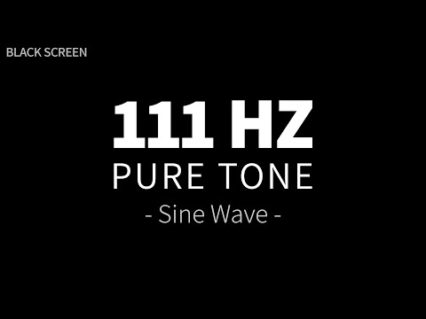 111 Hz Pure Tone - Sine Wave | SANDALPHON Archangel Guidance & Healing | Angelic Frequencies