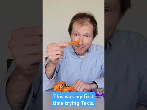 Trying Takis for the first time in 2024!