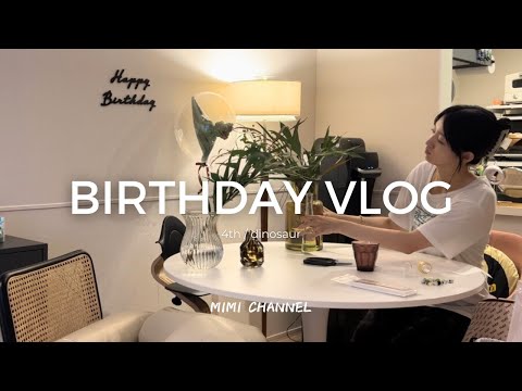 【主婦VLOG】テーマは恐竜🦖🔥４歳息子の誕生日🎂準備〜当日の様子