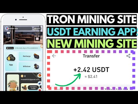 Best USDT Mining Site | TRON Earning Apps | Earn USDT Mobile Phone | New USDT Earning Apps