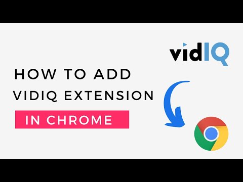 How to Add VidIQ Extension in Google Chrome | How to install VidIQ Extension on Chrome