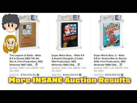 More Insane SEALED Game Auction Results