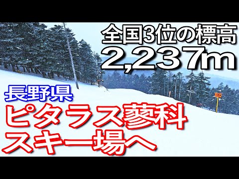 長野ゆる旅　ピタラス蓼科スキー場を１日券で満喫