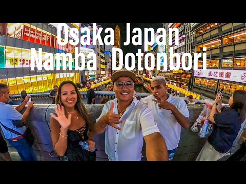 VIDA NO JAPÃO 🇯🇵 OSAKA NAMBA DOTONBORI NA ANTIGA CAPITAL DO JAPÃO TOP DE MAIS