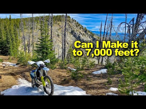 Alpine Enduro Riding [Trying to Summit a 7000’ Peak]